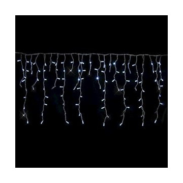 Guirlande lumineuse stalactite 5 étoiles 4M H80cm LED blanc chaud